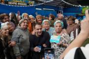 Julián Álvarez acompañó a cientos de jubilados en la peña “Los grandes de nuestra patria”