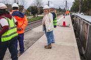 Avanza la construcción de la nueva estación de trenes de la UNAB