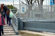 Habilitaron el puente peatonal del Paso Bajo Nivel de Calzada