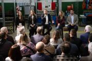 Otermín encabezó el acto del Día de la Industria junto a empresarios de Lomas de Zamora