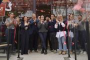 Cascallares, Fabiani y Eichel participaron de la inauguración del nuevo local de "Mostaza"