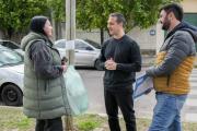 Julián Álvarez recorrió las obras de pavimentación en Villa de los Industriales