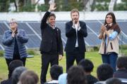 Kicillof, Otermín y Vilar presentaron el programa "Empleo Verde" en Fiorito