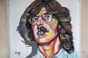 Charly García cumple 75 años y en Alte Brown lo homenajean con murales artísticos