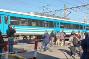 Trotta reclamó mayor seguridad en los cruces ferroviarios de Lomas