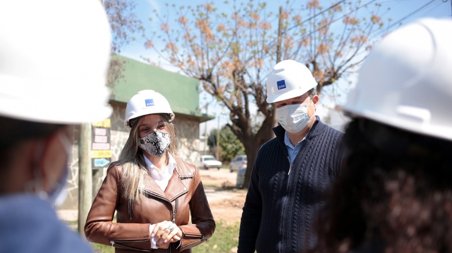 Cascallares Y Galmarini Visitaron Obra Cloacal En Claypole Politica Del Sur