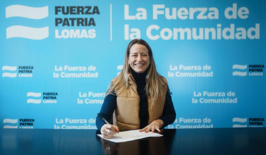Otermín impulsó a Sol Tischik para encabezar la lista de concejales de Fuerza Patria