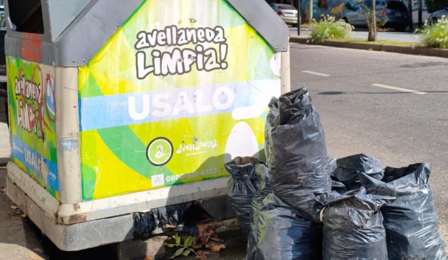 Recolección insuficiente y contenedores saturados: el problema de la basura en Avellaneda